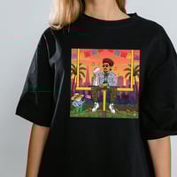 Image 1 of B Bunny Inspires Super Bowl Tee Limited Edition: Cartoon Vibes