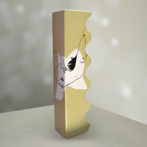 Image of “Hot Voltige” Vase: Rebirth in Gold and Ink