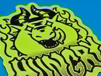 Image 2 of Hungry Dragon Face Sticker