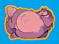 Image 1 of Big Wolf Sticker 