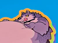 Image 2 of Big Wolf Sticker 