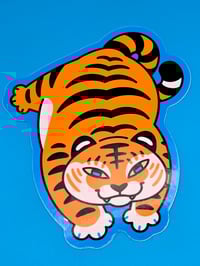 Image 1 of Mischievous Tiger Sticker