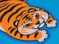 Image 2 of Mischievous Tiger Sticker