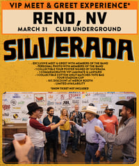 Reno, NV / Club Underground (March 31) VIP MEET & GREET PASS