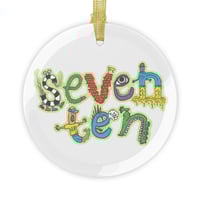 Image 4 of Seven Ten Glass Ornament