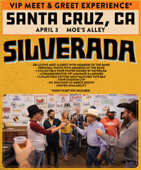 Santa Cruz, CA / Moe's Alley (April 3) VIP MEET & GREET PASS