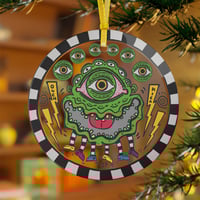 Image 2 of Many Eye Monster Glass Ornament