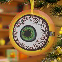 Image 1 of Big Eye Guy Glass Ornament