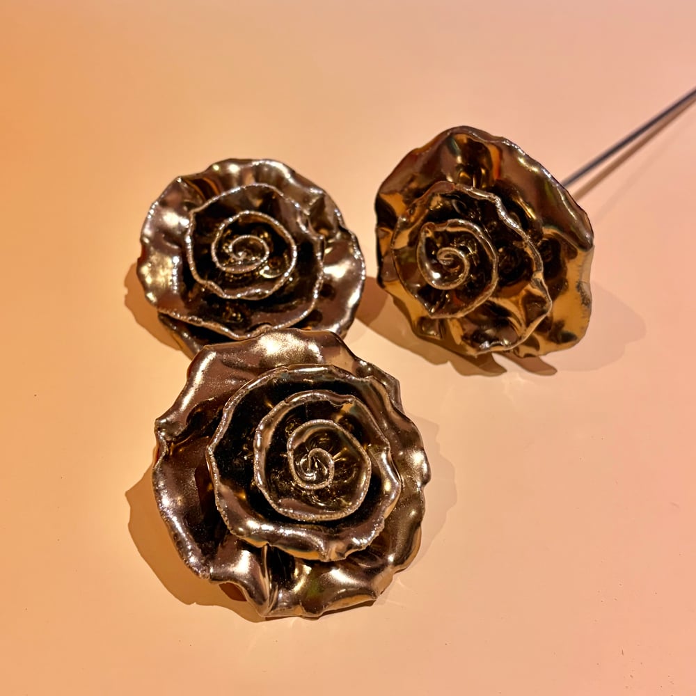 Image of Golden Giftboxed Rose 