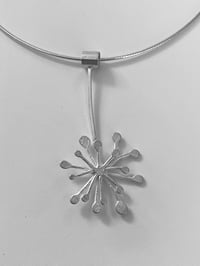 Image 3 of Silver Flower Pendant 