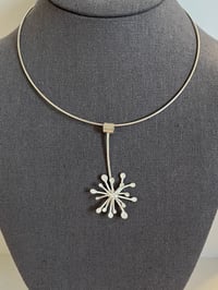 Image 2 of Silver Flower Pendant 