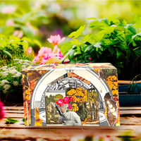 Image 1 of The Muse - OOAK Collage - Vintage Collage Art - Small Art - Original Collage Art 