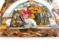 Image 5 of The Muse - OOAK Collage - Vintage Collage Art - Small Art - Original Collage Art 