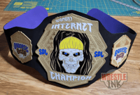 *2 QTY* SIGNED DEATHMATCH QUEEN FOAM REPLICA BELT