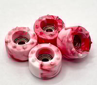 Image 3 of Red and white swirl Rawz Wheels Home Brews