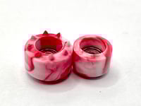 Image 4 of Red and white swirl Rawz Wheels Home Brews