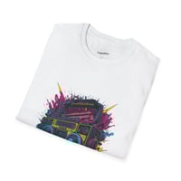 Image 4 of Retro Boombox T-Shirt — Vintage 80s Hip Hop Tape Player Tee