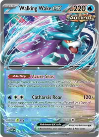 Walking Wake ex - 127 - SV: Scarlet & Violet Promo Cards - Near Mint