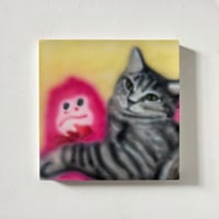 Image 2 of Cat Hug Painting