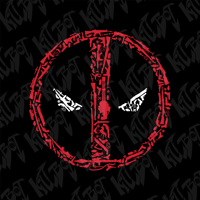 Image 2 of Deadpool Style Logo- Tee Shirt