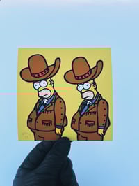 el caballeró (savannah) | edition of 3 | 5 x 5 print variant