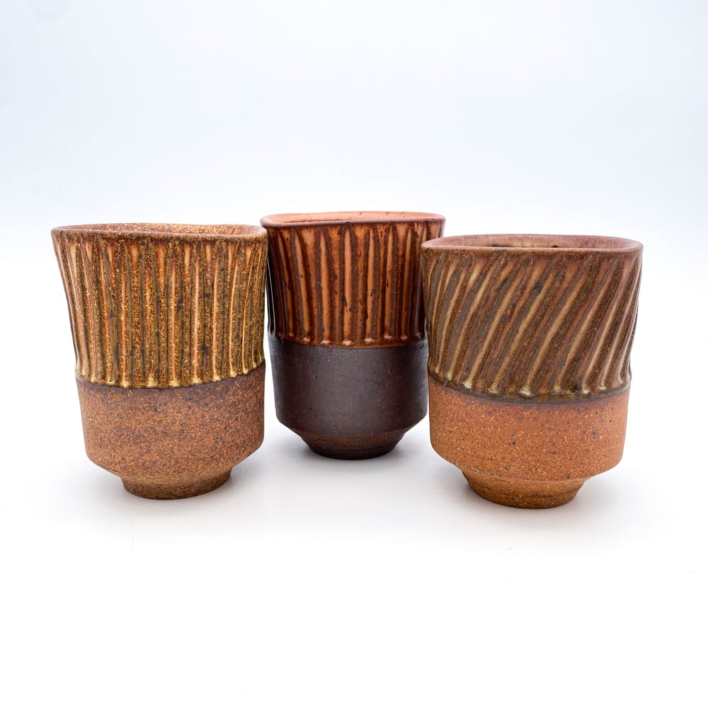 Image of Trio of Cups (white+red+mint)