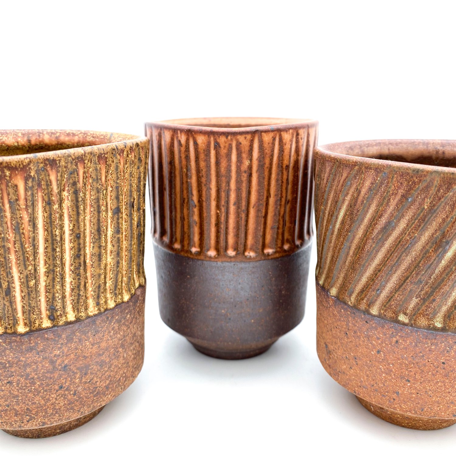 Image of Trio of Cups (white+red+mint)