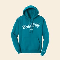 Bold City - teal hoodie