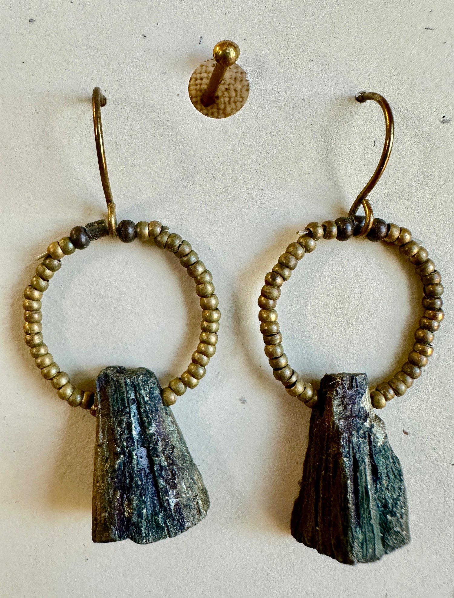 Image of Crystal and Circle Earrings