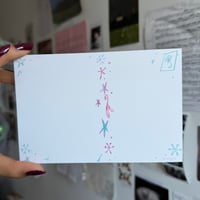 Image 3 of november snowflake postcard