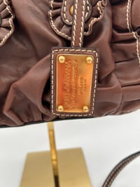 Image 4 of Dolce & Gabbana Brown Leather Crossbody Bag