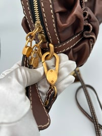 Image 7 of Dolce & Gabbana Brown Leather Crossbody Bag