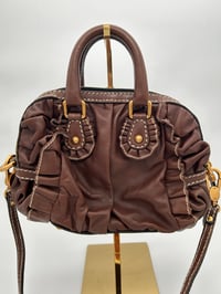Image 11 of Dolce & Gabbana Brown Leather Crossbody Bag