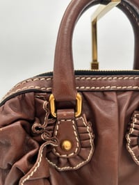 Image 12 of Dolce & Gabbana Brown Leather Crossbody Bag