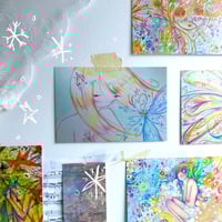 Image 4 of november snowflake postcard