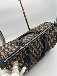 Image 7 of Christian Dior Canvas Boston Bag