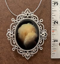 Ornament Print: Cream Cloud