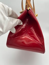 Image 9 of Louis Vuitton Rosewood Red Vernis Leather Top Handle Bag