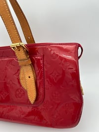 Image 4 of Louis Vuitton Rosewood Red Vernis Leather Top Handle Bag