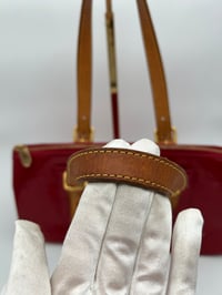 Image 6 of Louis Vuitton Rosewood Red Vernis Leather Top Handle Bag