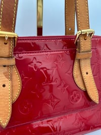 Image 2 of Louis Vuitton Rosewood Red Vernis Leather Top Handle Bag