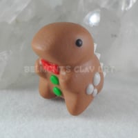 Image 1 of 🍪 Kawaii Gingerbread T-Rex – Mini Holiday Edition