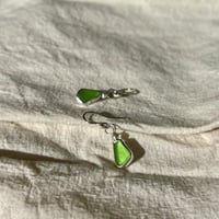 Image 3 of GREEN SKEW EARRING