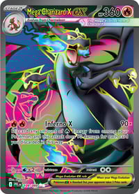 Mega Charizard X ex - 109/094 - ME02: Phantasmal Flames - Near Mint