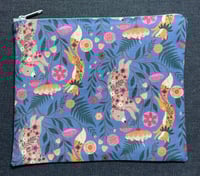 Image 2 of Bear and Fox Dreaming Zip Bag 