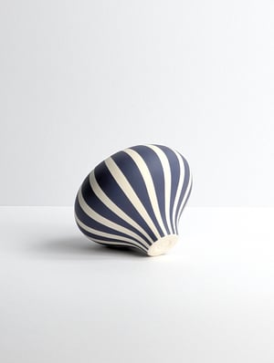 Image of Midi Purple & White Humbug Vessel No3