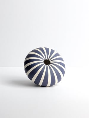 Image of Midi Purple & White Humbug Vessel No3