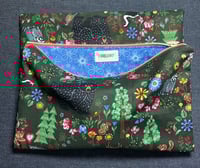 Image 1 of Wonderland Forest Big Zip Bag 
