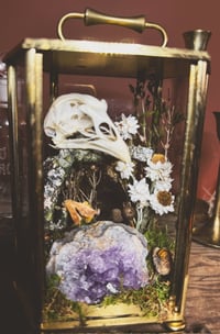 Image 3 of pheasant & amethyst curio