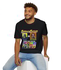 Image 2 of Forrest Fighter Softstyle Tee Gump parody art T-shirt 100% cotton